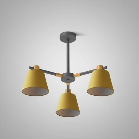 Потолочная люстра на штанге Natura A Yellow 3 ImperiumLoft Naturaay01 (101827-26) (220V)