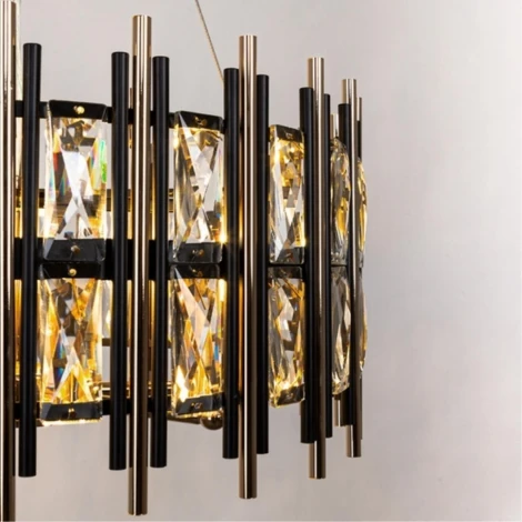 Подвесная люстра Arte Lamp Alruba A1043SP-6BK (220V, на тросе, круглые)