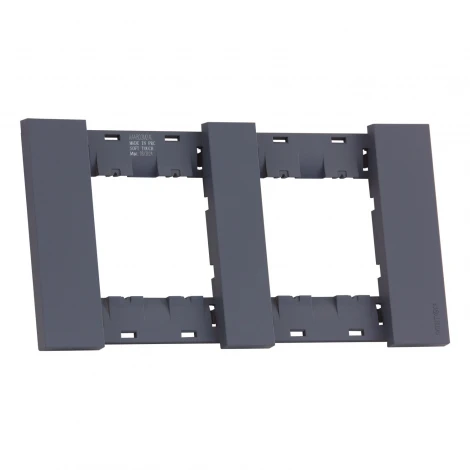 Рамка 2-ая графит матовый Meiton AA4802M2AL