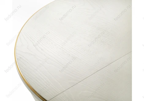Стол Woodville Дорсет молочный / золото 483904
