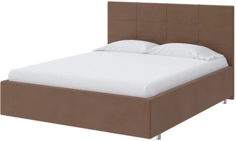 PROxSON Кровать Neo (Ткань: Велюр Forest 514 Светло-коричневый) 80x200