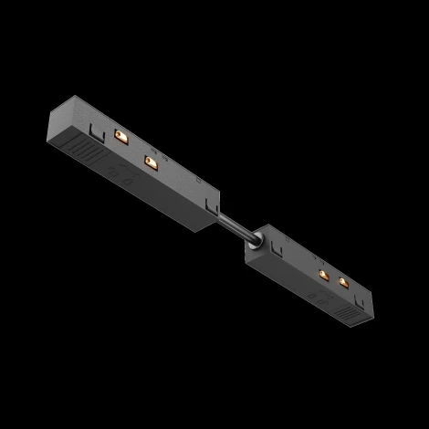 Коннектор питания прямой гибкий 5см Exility черный (магнитный) Maytoni Technical TRA034CPC-42B-5 (48V)