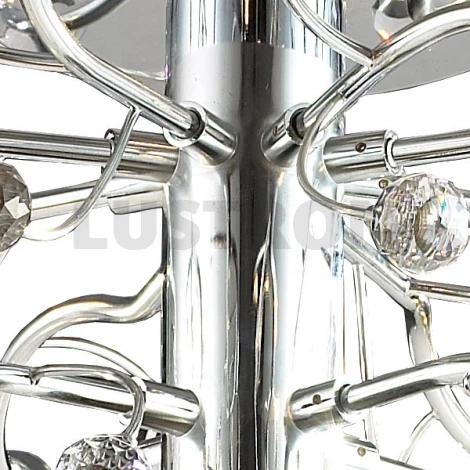 Потолочная люстра N-Light 62297 06 2297 0183 24 chrome, white crystal ASFOUR