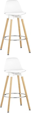 Стул барный Мартин белый 2 шт Stool Group (арт.УТ000038349)