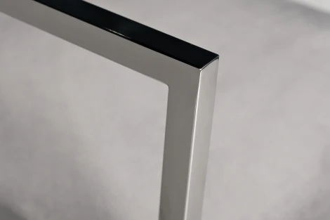 Стул полубарный велюр серый/хром 52*55*91см Garda Decor арт.76AR-60337