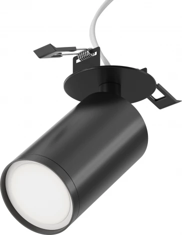 Встраиваемый светильник FOCUS S GU10 1x10Вт Maytoni Technical C049CL-U-1B (220V, круглые)