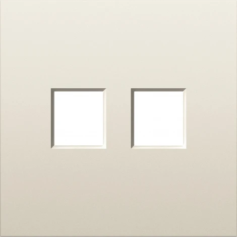 Накладка 2-я для розеток RJ45,TV,SAT, слоновая кость Donel S08 DS86955