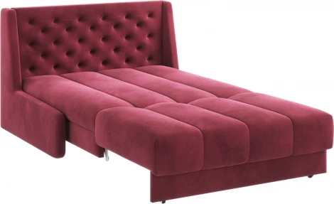 РИЧМОНД Кровать-диван прямой бордовый, 120 D1 furniture арт.AAA41374007