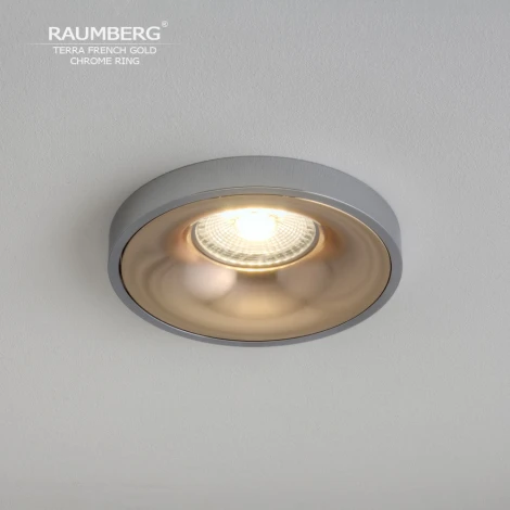 Встраиваемый светильник Raumberg TerraFGd\Ch French Gold\Chrome