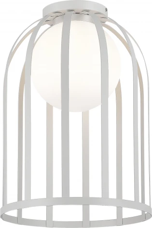 Потолочный светильник круглый ST Luce Nordic SL6129.502.01 Белый/Белый E27 1*60W (220V, шар)