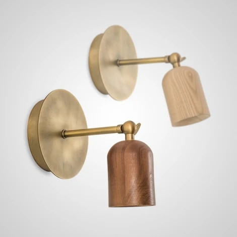 Бра Pori Dark Wood ImperiumLoft Pori01 (219831-26) (LED, 220V, выключатель)