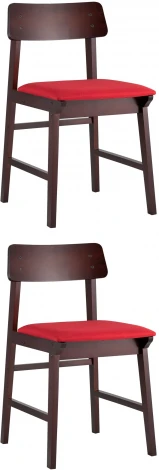 Стул Stool Group ODEN красный 2 шт. УТ000005366