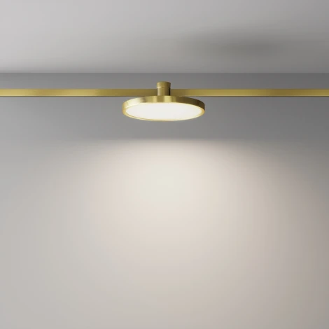 Трековый светильник магнитный 4000K 10Вт Maytoni Plato TR153-1-10W4K-BS (LED, 24V, круглые)