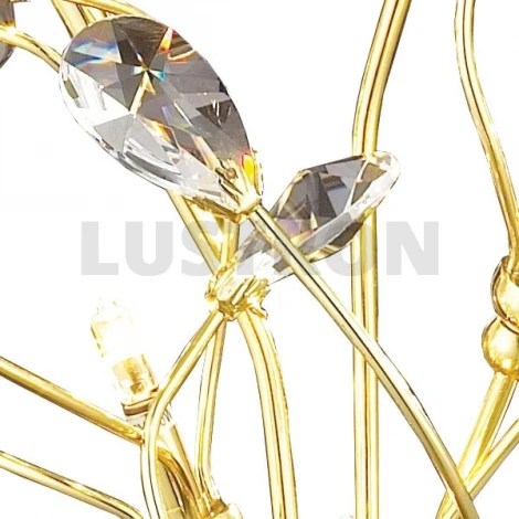 Бра N-Light 62185 06 2185 0381 05 gold, white crystal ASFOUR