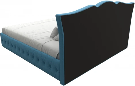 Кровать интерьерная Герда 200 (Голубой/Рогожка) Лига Диванов арт.123597