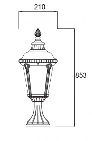 Наземный фонарь Oasis Light Munich 2 S 79754