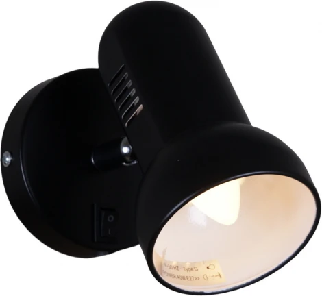 Спот Reluce 04012-0.2-01 BK (220V, выключатель)