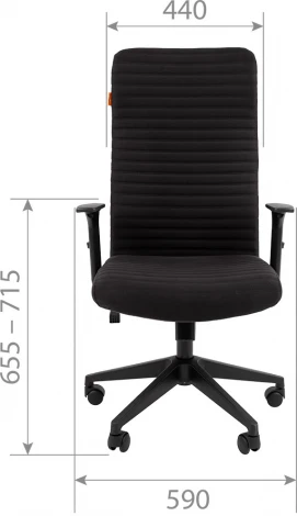 Компьютерное кресло CHAIRMAN 611 (Пластик,Ткань/Серый)