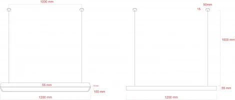 Подвесной светильник светодиодный ЭРА SPO-113-B-40K-036 (220V, на тросе, IP40)