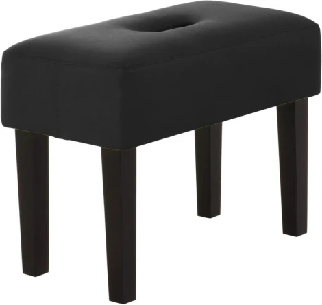 Табурет мягкий Handy ОГОГО (арт.653722), (Ткань,Экокожа/Черный)
