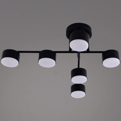 Потолочная люстра на штанге Reluce 03725-0.3-06 BK GX53