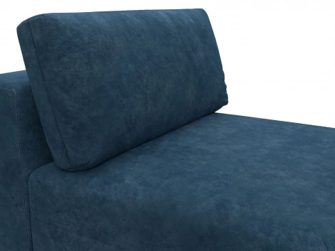 Модуль диван Лига-060 НПБ (ЛДСП,Брус,Фанера,Велюр/Синий) Лига Диванов 129548