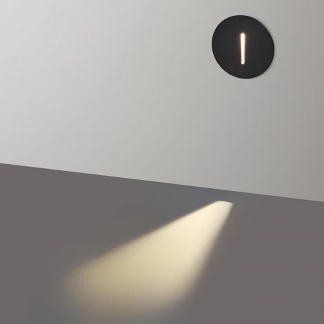 Подсветка лестницы встраиваемая Odeon Light Escala 7051/3WL металл/металл черный IP20 LED 1*3W (220V, круглые)