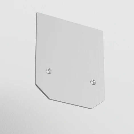 Заглушка торцевая для профиля TRA004MP-21S S35 серый (магнитный) Maytoni Technical TRA004MPEC-21S