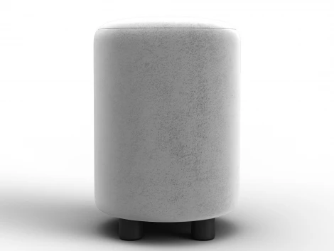 Пуф 001 (ДСП,Фанера/Пластик/Велюр/Молочный) Лига Диванов 132347