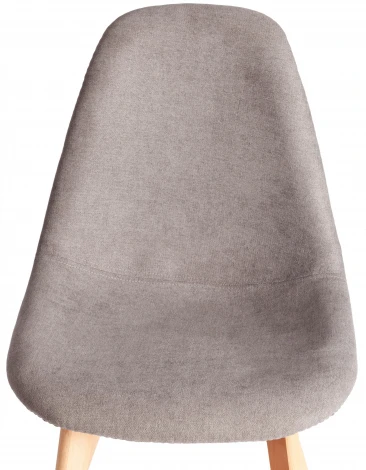 Стул CINDY SOFT (mod. C1021F1-1) (Велюр,Дерево бук /Серый)