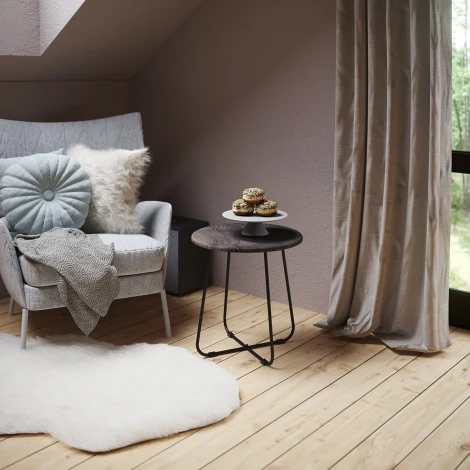 Стол журнальный BeautyStyle 14 дуб маррон/черный от фабрики Mebelik