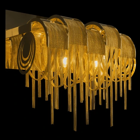 Настенный светильник Loft It Volver 10404W/B GD (220V, подвески)