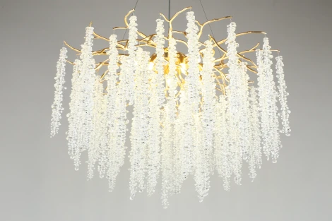 Подвесная люстра Aployt Paulina APL.848.03.13 (220V, хрусталь, на тросе, ветки)