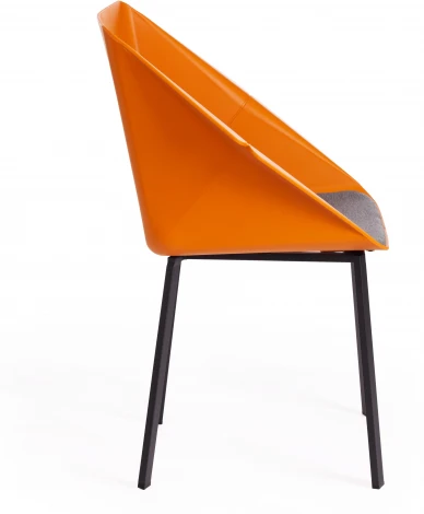 Обеденный стул Tetchair DORO (Пластик,Металл,Ткань /Серый)
