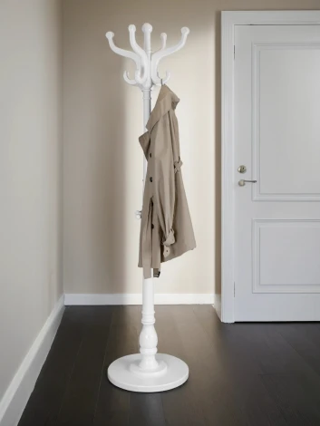 Вешалка напольная В 1Н белый Mebelik 009399