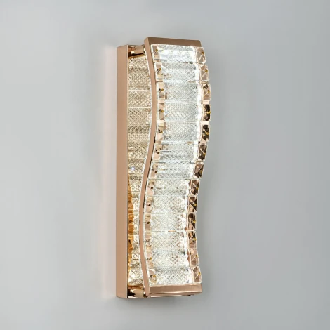 Бра светодиодное хрустальное с регулировкой цветовой температуры Modelux MODELUX ML.758.01 GD