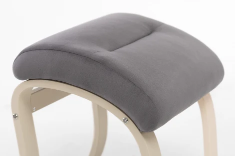 Пуф Leset Лион универсальный (Фанера,Шпон,Велюр/Слоновая кость) арт.4687206374270