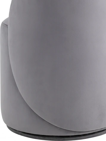 Пуф Loreen вращающийся велюр серый Stool Group (арт.УТ000039108)