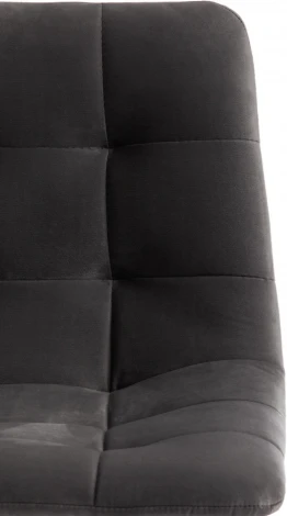 Барный стул Tetchair CHILLY (Ткань,Металл/Серый,Черный) 15453