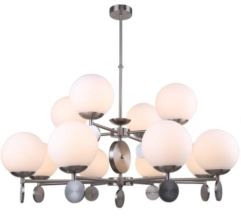 Потолочная люстра ярусная на штанге Stilfort Marsela 2141/11/12P (220V, шарики)