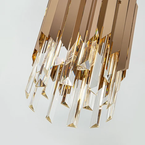 Подвесная люстра хрустальная Modelux MODELUX ML.20208.1 GD