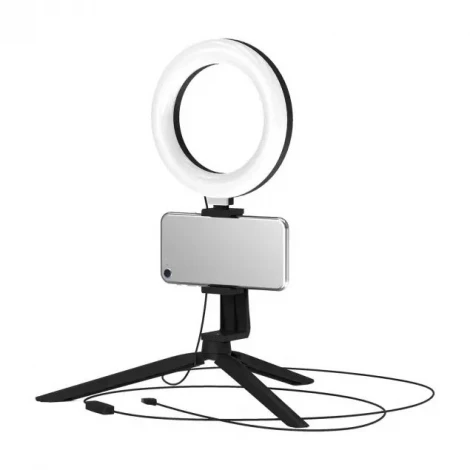 Офисная настольная лампа c питанием от USB Gauss Ring Light RL001 (LED, 220V, выключатель)