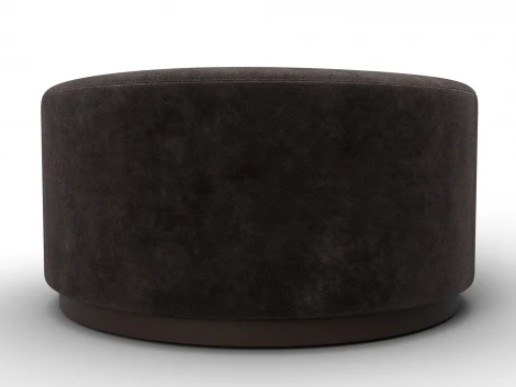 Пуф 005 (ДСП/Пластик/Велюр/Коричневый) Лига Диванов 132509