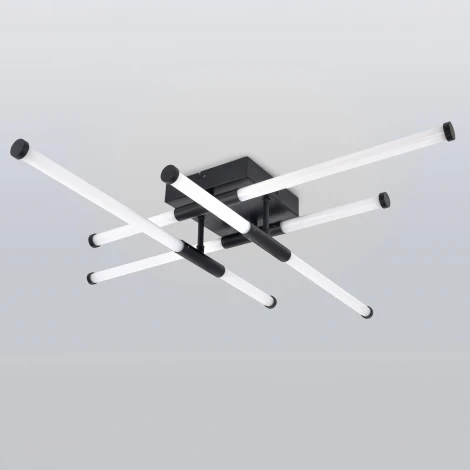 Потолочная люстра на штанге светодиодная с пультом ЭРА Fliss CLL-1-72-RC BK