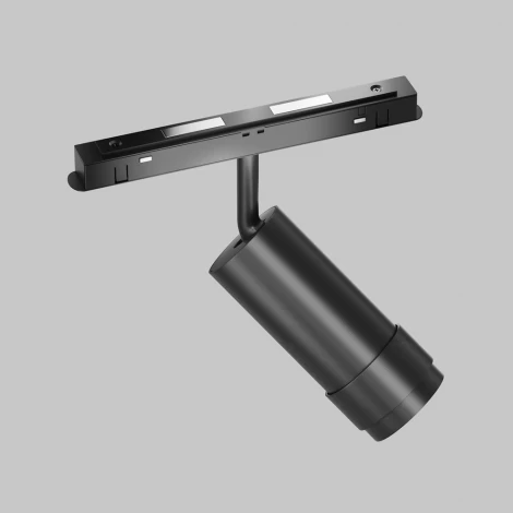 Трековый светильник магнитный 48V Maytoni Focus Zoom TR212-1-12WTW-DS-Z-B (LED, круглые)