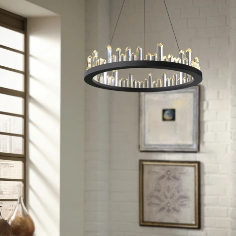 Подвесной светильник (люстра) Quartz D90 ImperiumLoft Quartz (101946-26) (LED, 220V, на тросе)