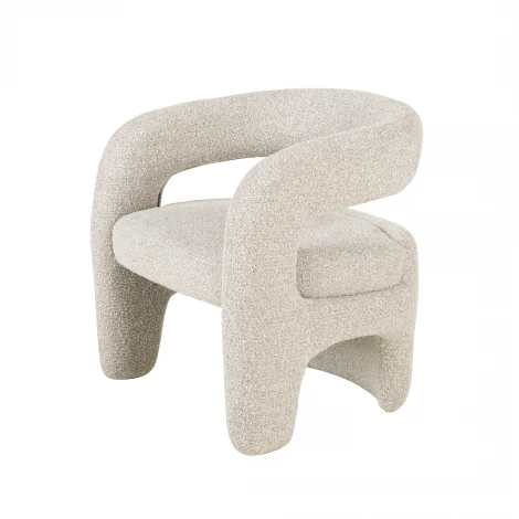 Кресло лаунж Bones серебристый Stool Group арт.УТ000041678