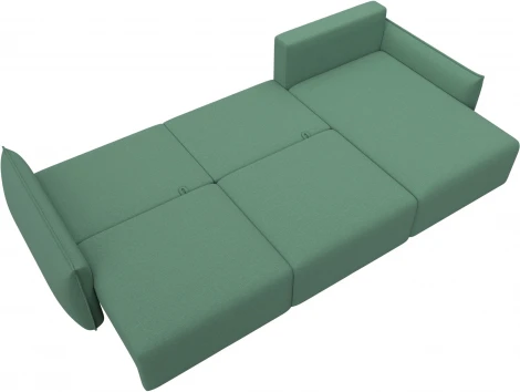 Диван угловой Лига-051 НПБ Лонг угол универсальный Лига Диванов (Рогожка) арт.128663