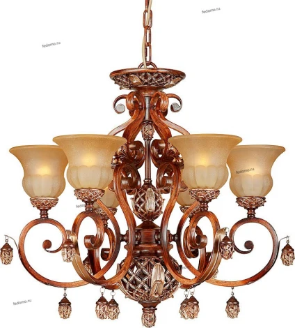 Подвесная люстра N-Light 705 705-06-52 antique silver + grainy brown