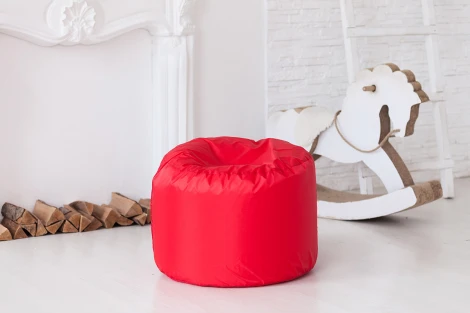 Пуфик Dreambag Круг Красный Оксфорд (Классический) 4001101